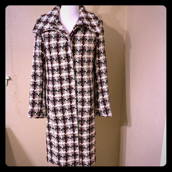 Poleci Jackets & Blazers - Poleci Wool Tweed Coat